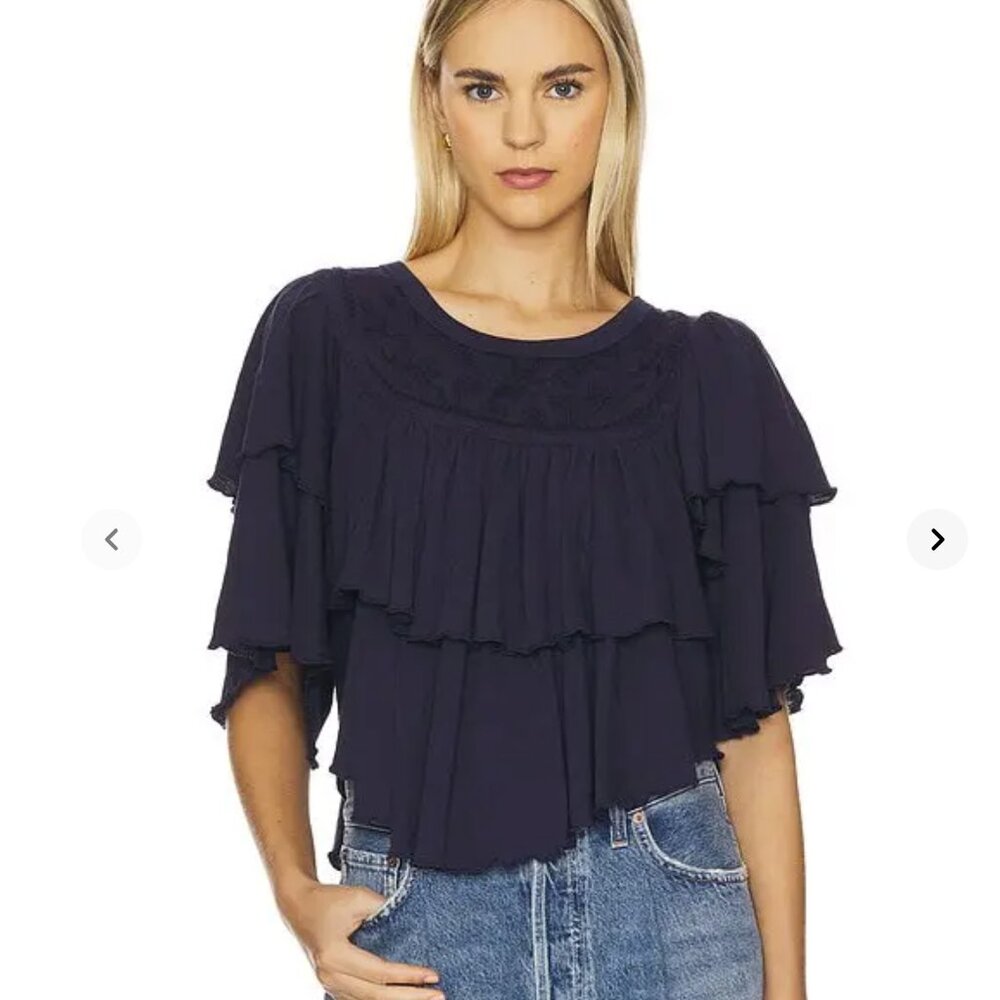 free people rose party tee